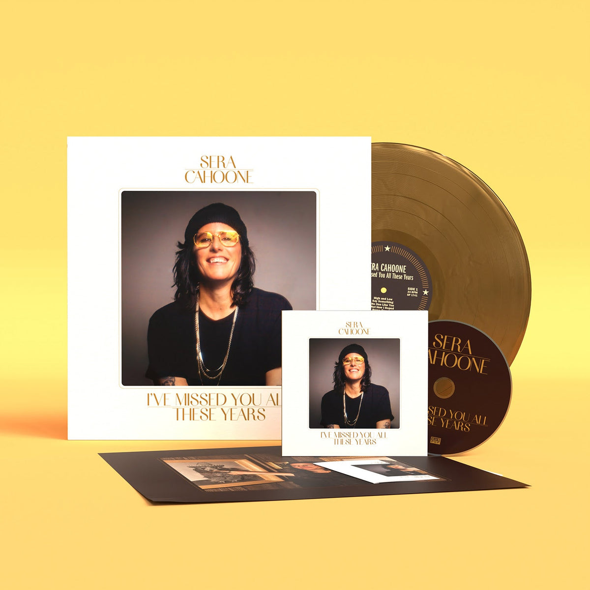PRE-ORDER: Sera Cahoone "I’ve Missed You All These Years" LP (Loser Edition Metallic Gold Color Vinyl)