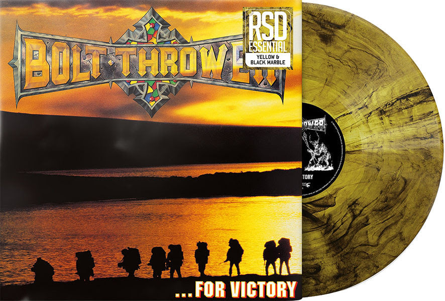 Bolt Thrower "...For Victory" LP (Yellow & Black Marble Vinyl)