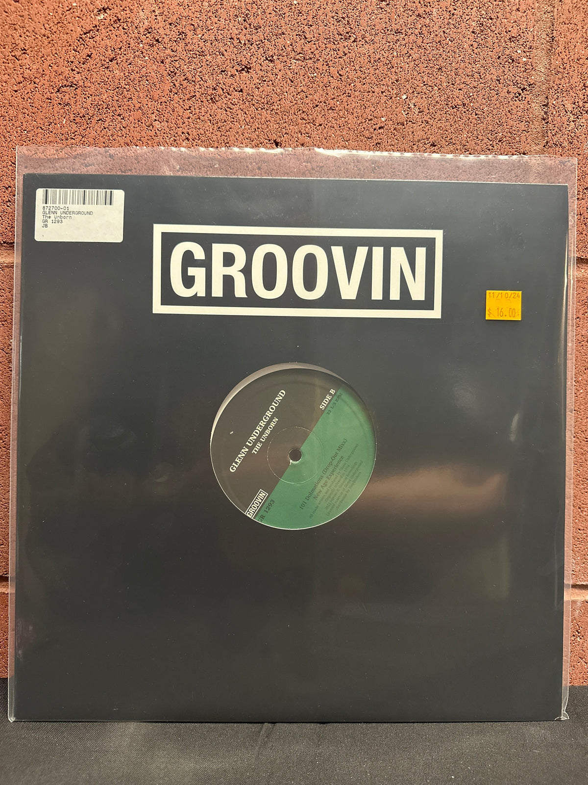 Used Vinyl: Glenn Underground "The Unborn" 12" (180 Gram)