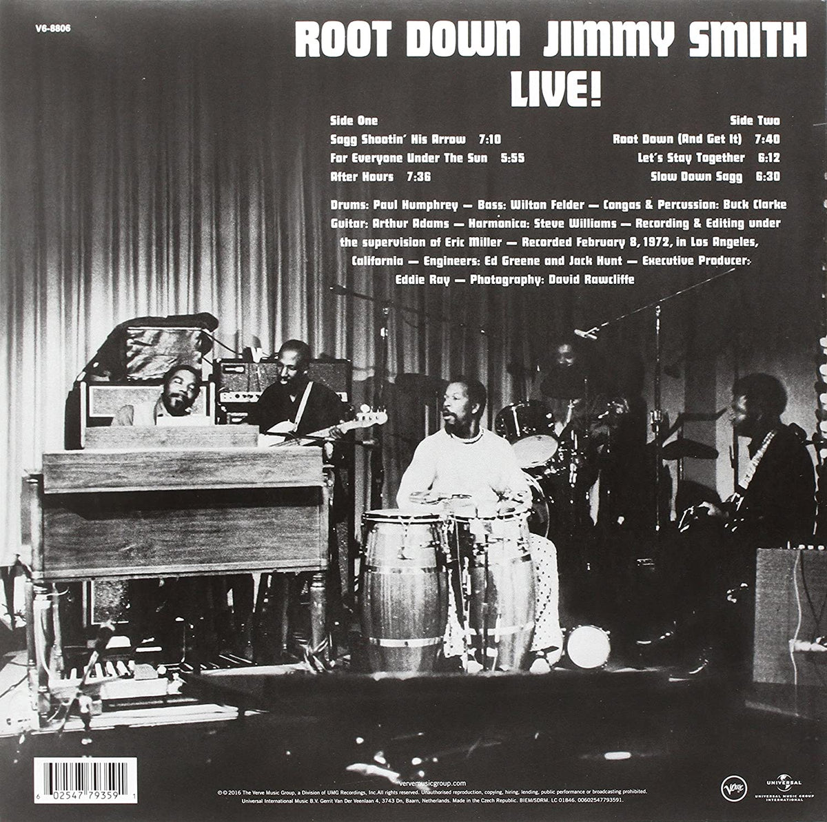 Smith, Jimmy/Root Down Live! [LP]