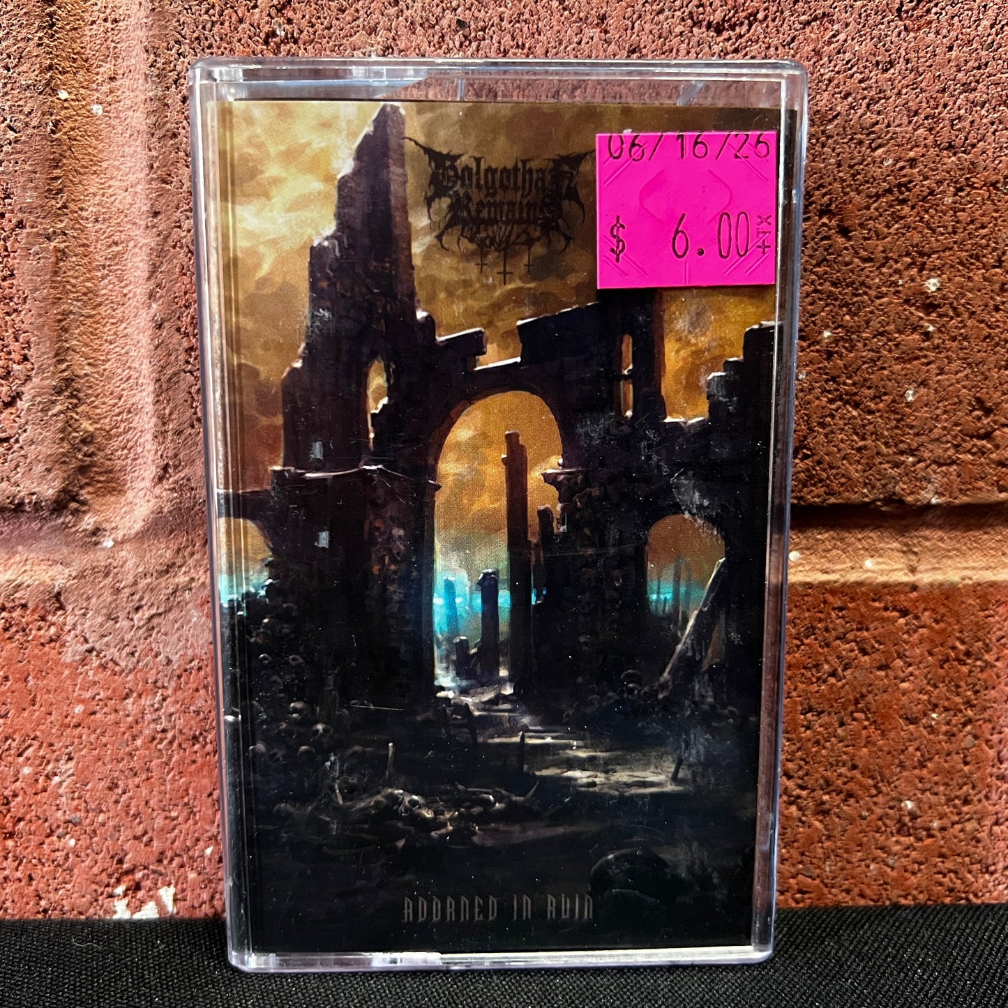 Used Cassette: Golgothan Remains "Adorned In Ruin" Tape