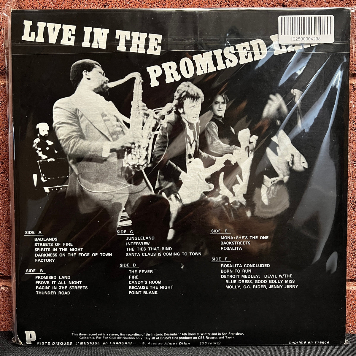 Used Vinyl: Bruce Springsteen & The "E" Streeters "Winterland, 1978 (Live In The Promised Land)" 3xLP (1978 Press)