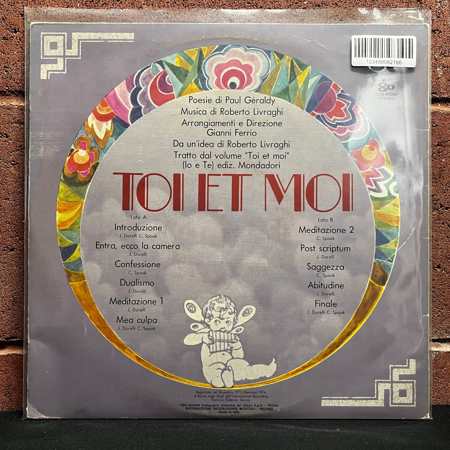 Used Vinyl: Johnny Dorelli and Catherine Spaak ‎"Toi Et Moi" LP (1974 Italian pressing)