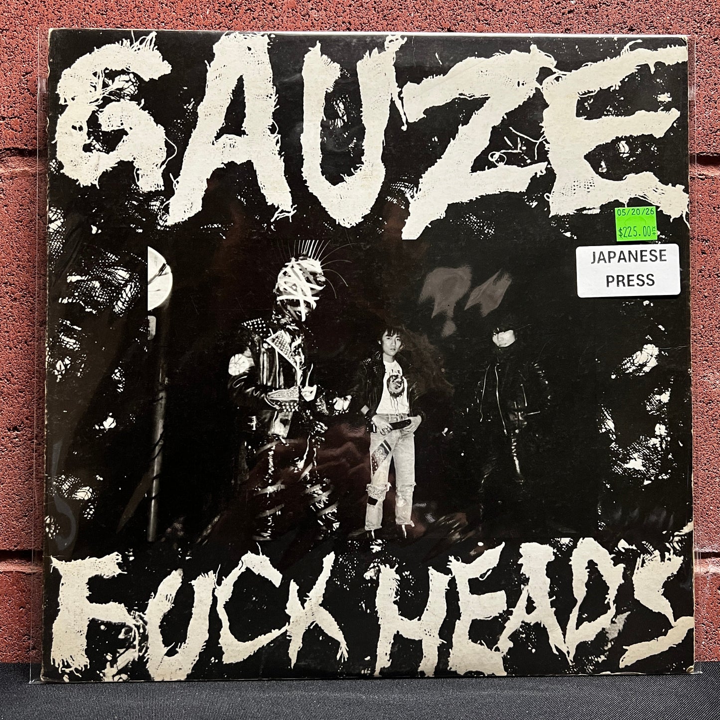 Used Vinyl: Gauze "Fuck Heads" LP (1985 Japanese Issue w/ Inner label insert)