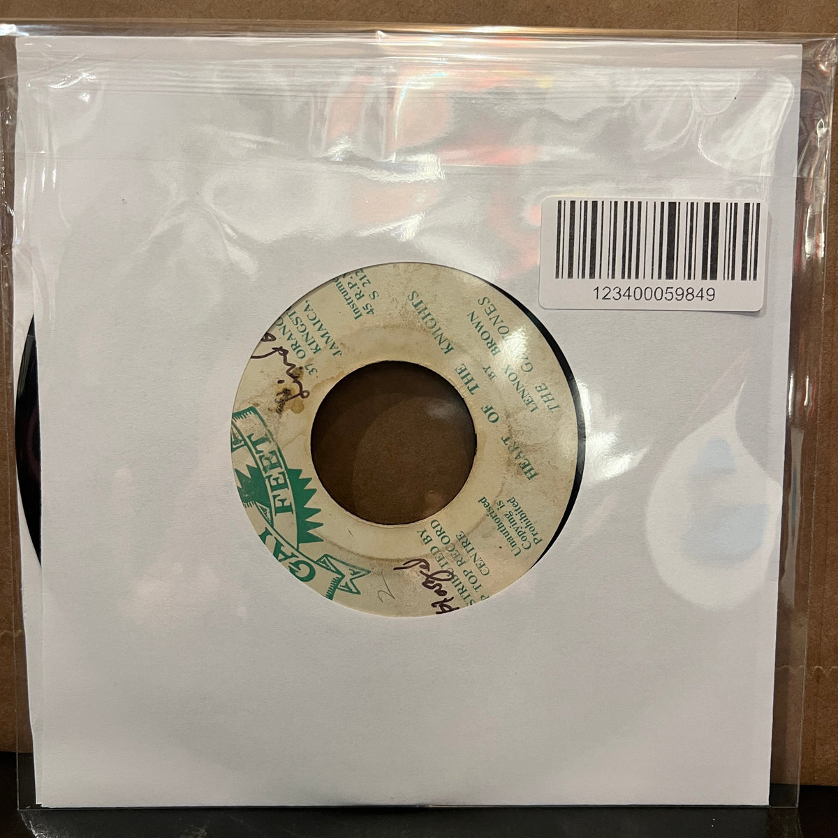 Used Vinyl: Julian / Lennox Brown "Cry To Me / Heart Of The Knights" 7" (1971 Jamaican pressing)