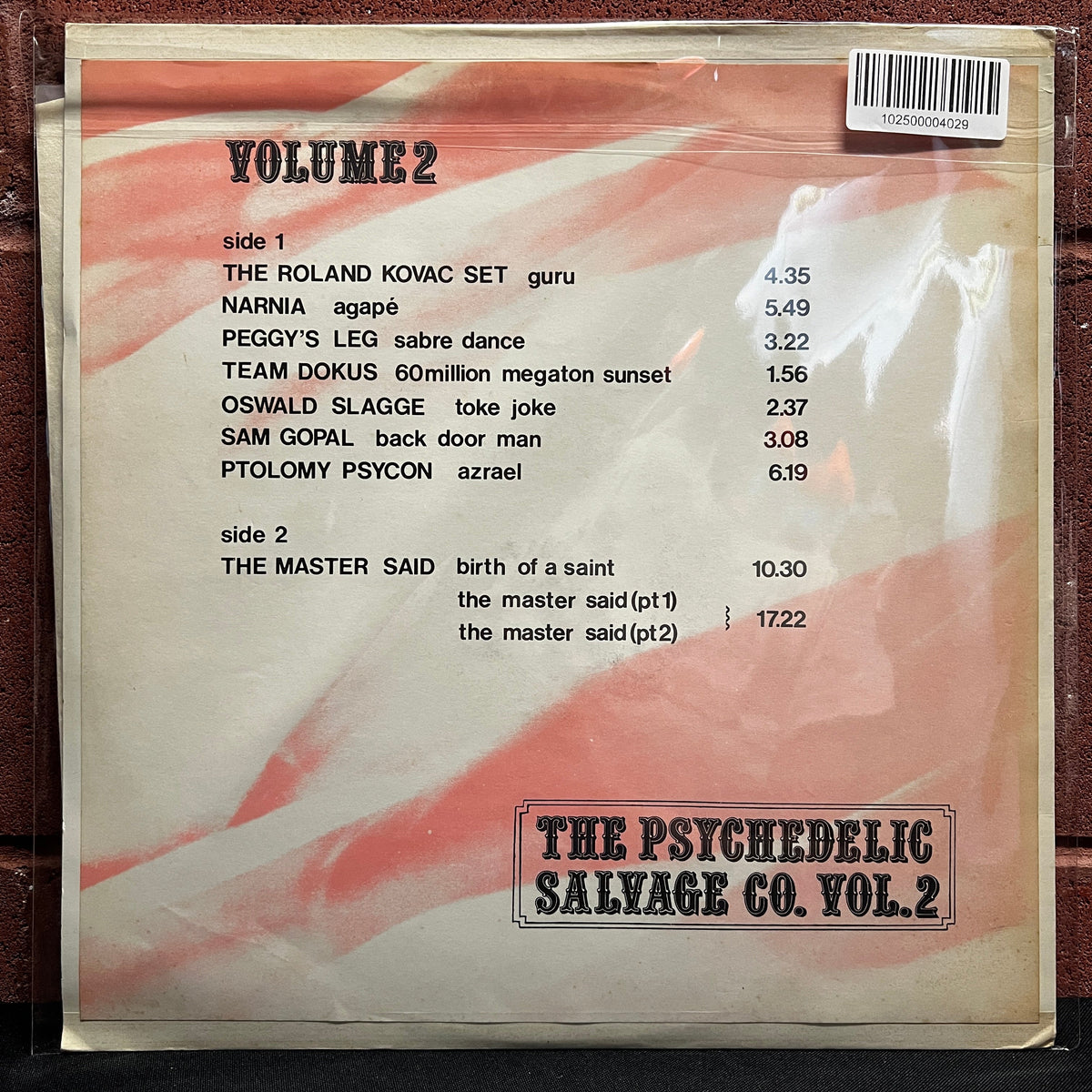Used Vinyl: V/A "The Psychedelic Salvage Company Volume 2" LP (UK Press)
