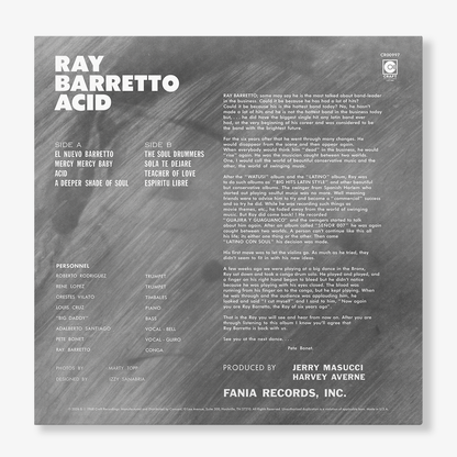 [Pre Order] Ray Barretto - Acid (Mono) - LP