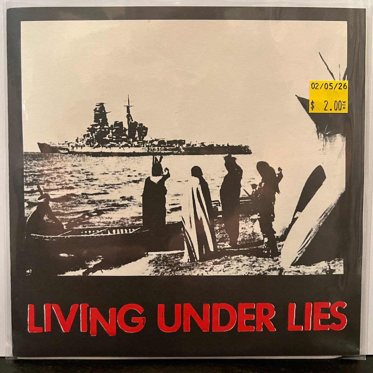 Used Vinyl: Living Under Lies "Out Of Fuel" 7"