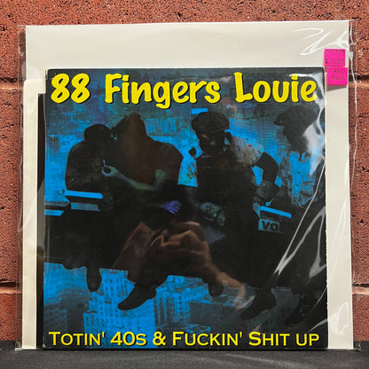 Used Vinyl: 88 Fingers Louie "Totin' 40s & Fuckin' Shit Up" 10" (1995 Black Vinyl Press)