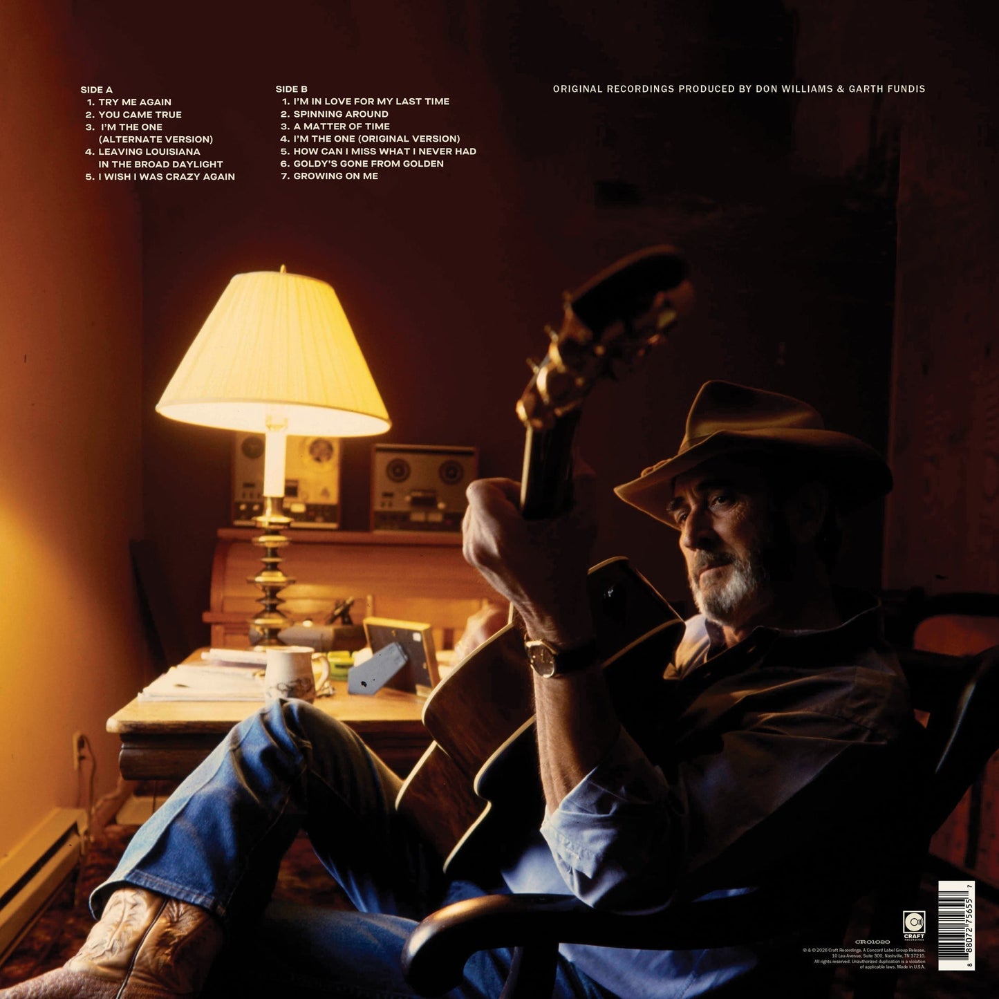 [Pre Order] Don Williams - Epilogue: The Cellar Tapes - LP