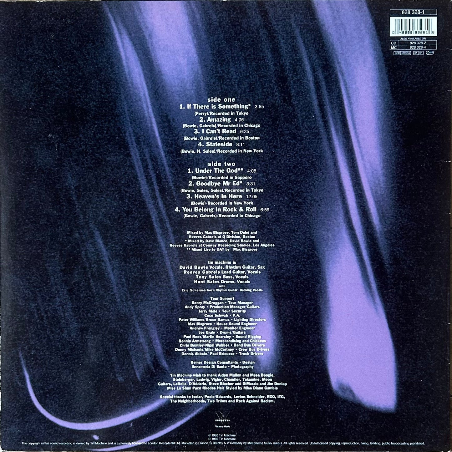 [Used LP] Tin Machine /  Live - Oy Vey, Baby