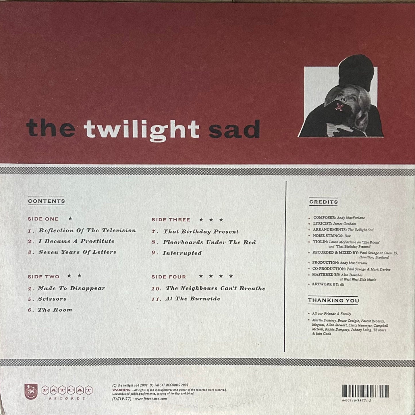 [Used LP] Twilight Sad, The / Forget The Night Ahead