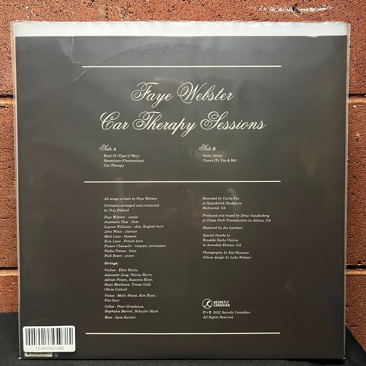 Used Vinyl: Faye Webster "Car Therapy Sessions" LP (2022 Press - Brown Vinyl)