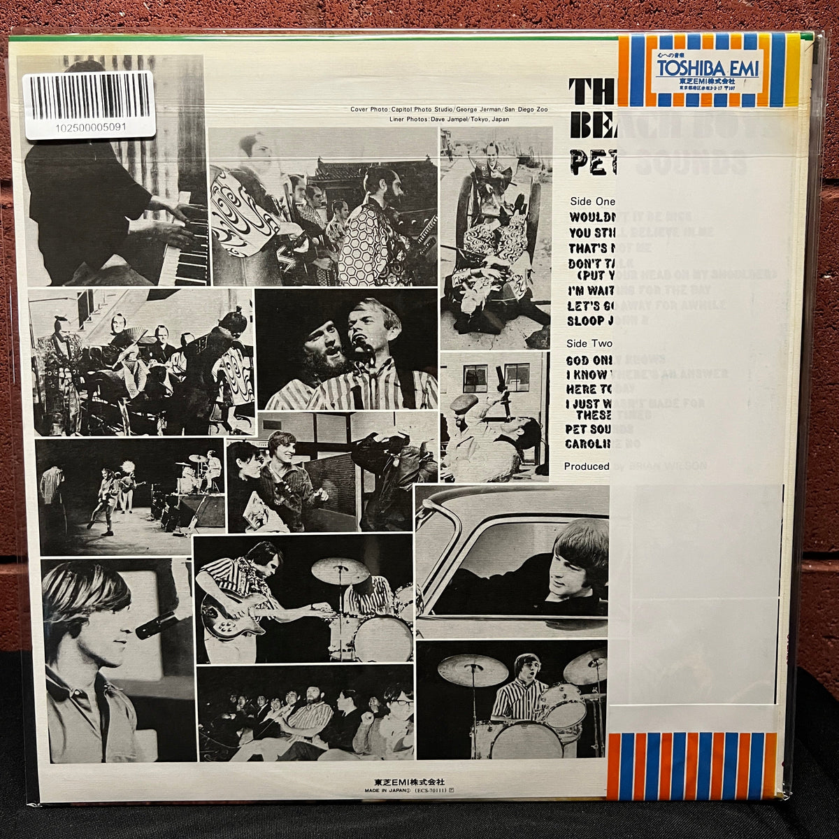 Used Vinyl: The Beach Boys "Pet Sounds" LP (1977 Japanese Issue)
