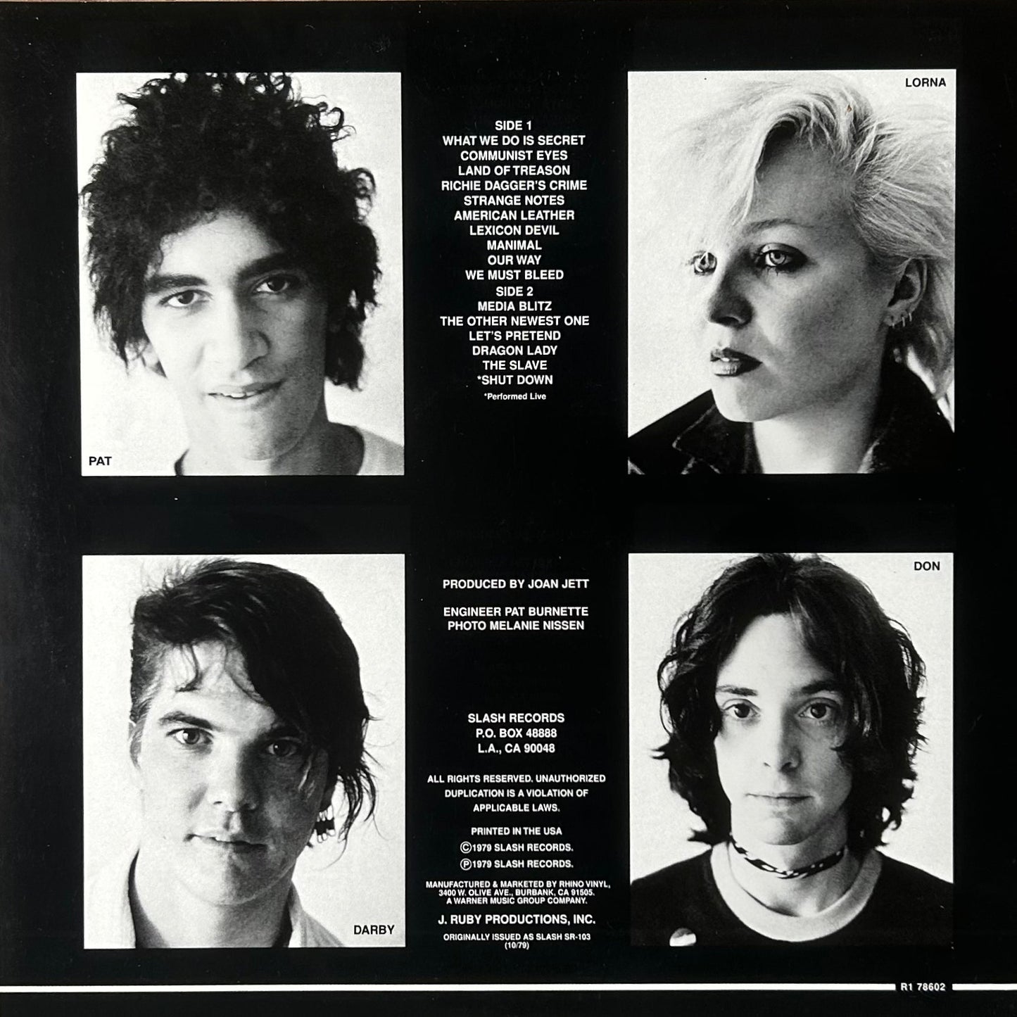 [Used LP] Germs / (GI)