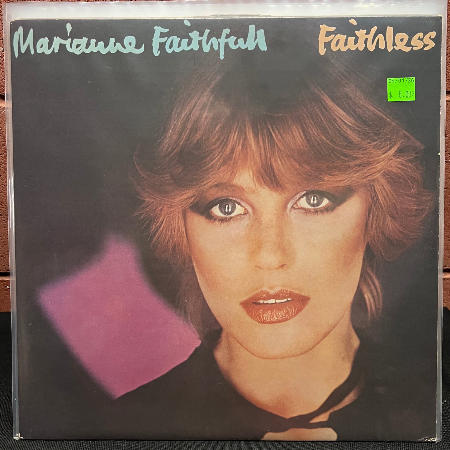 Used Vinyl: Marianne Faithfull "As Tears Go By" LP (1978 US pressing)