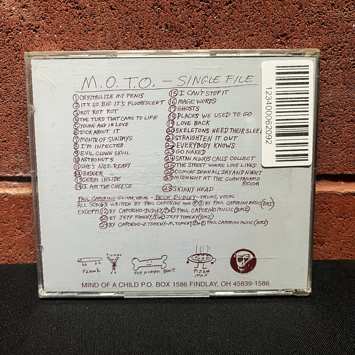 Used CD: M.O.T.O. "Single File" CD