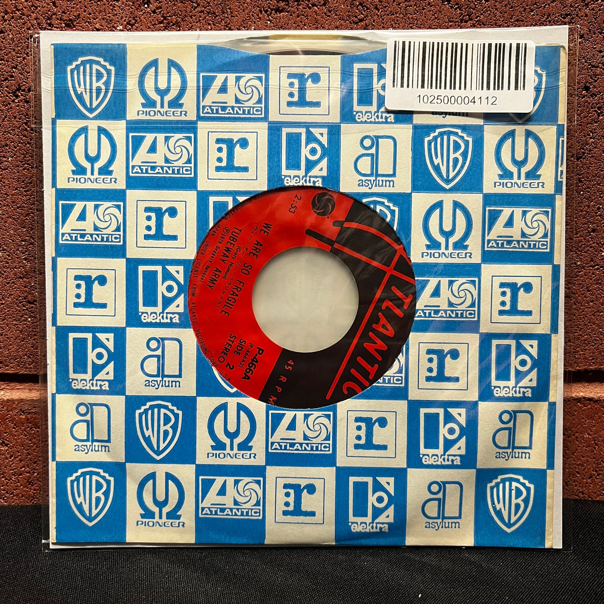 Used Vinyl: Tubeway Army (Gary Numan) "Are 'Friends' Electric? / We Are So Fragile" 7" (1979 Japanese Issue)