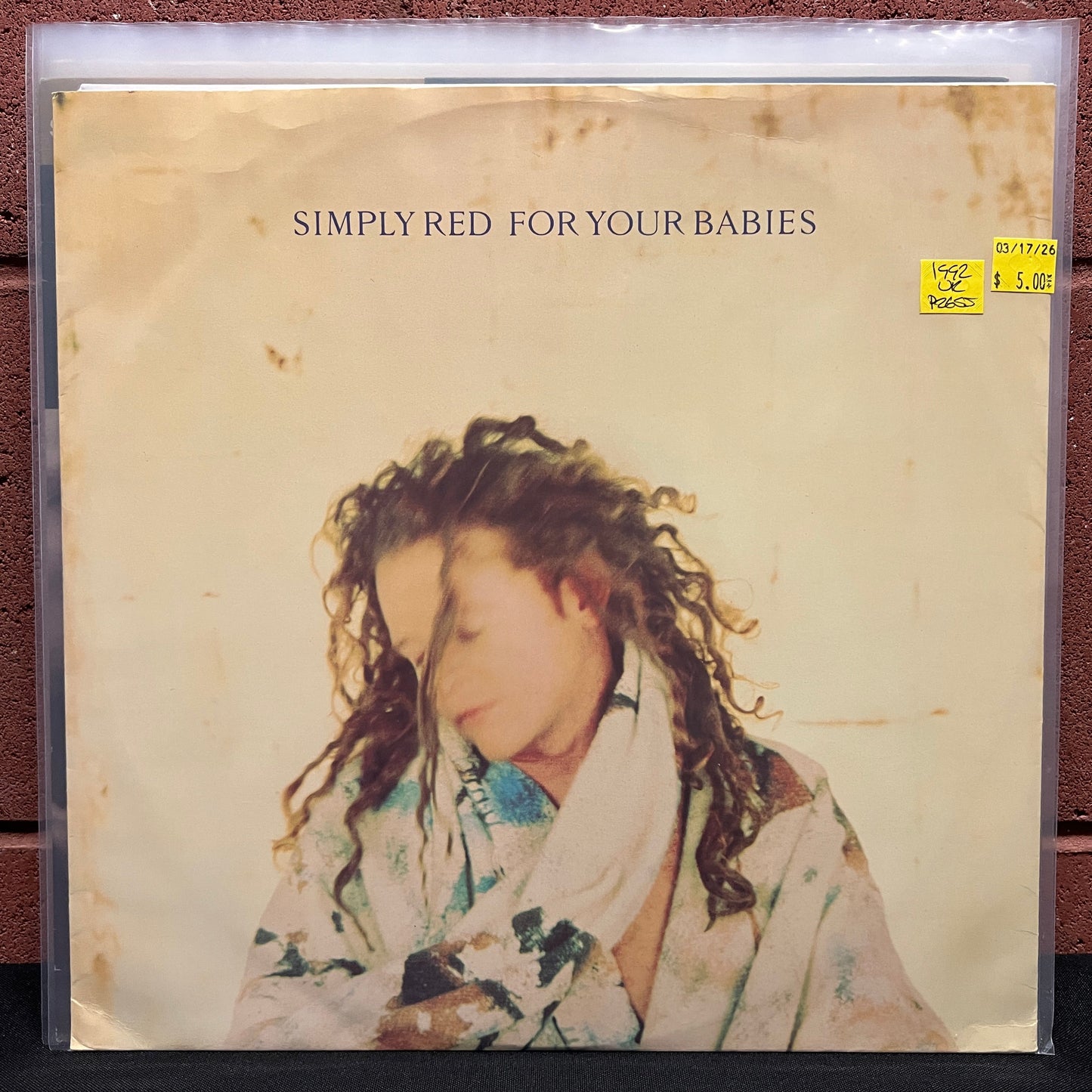 Used Vinyl: Simply Red ‎"For Your Babies" 12" (1992 UK Press)