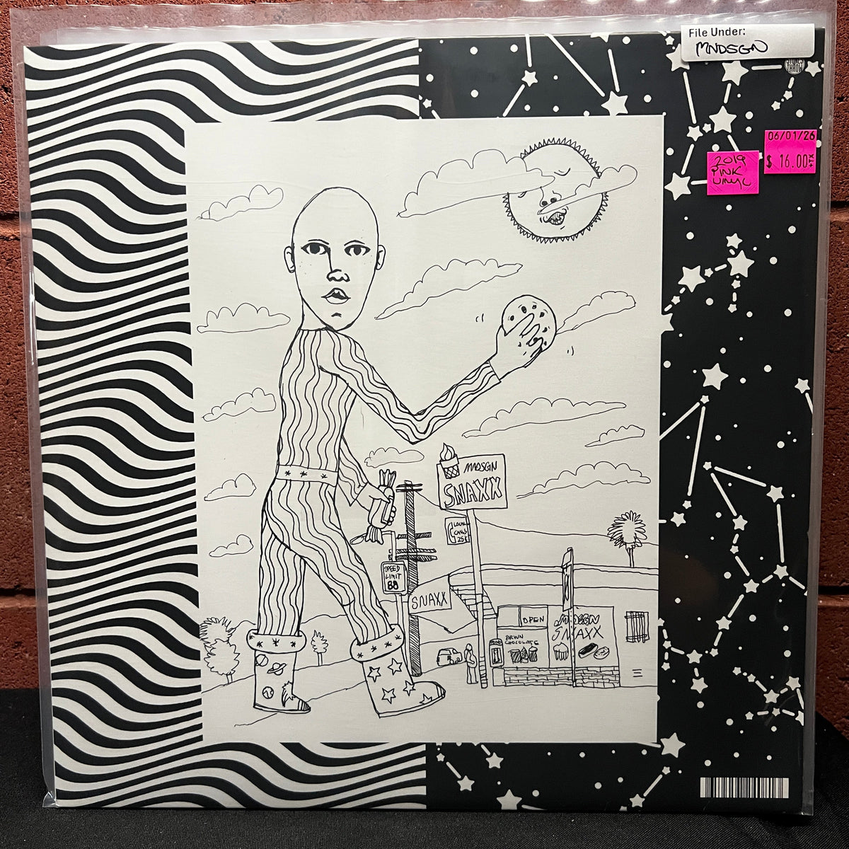 Used Vinyl: Mndsgn "Snaxx" LP (2019 Press - Pink Vinyl)