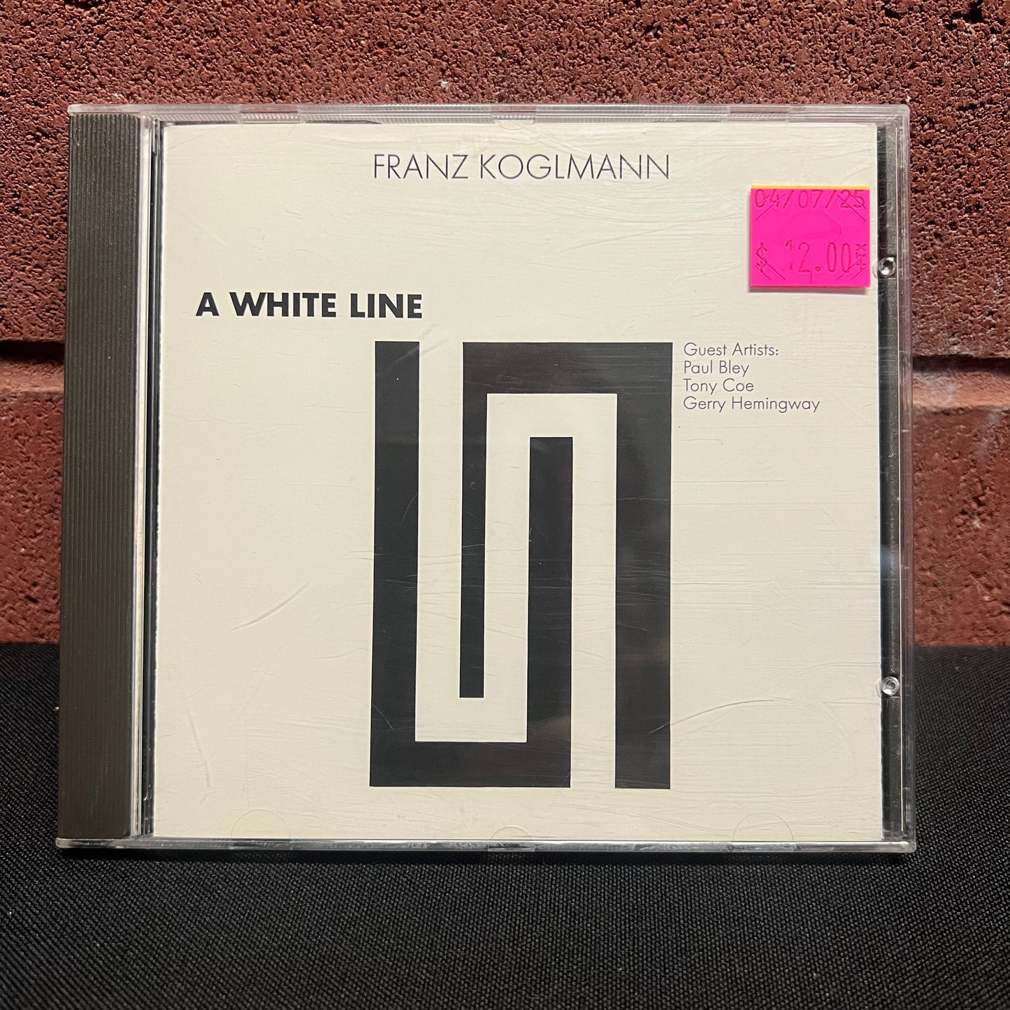 Used CD: Franz Koglmann "A White Line" CD