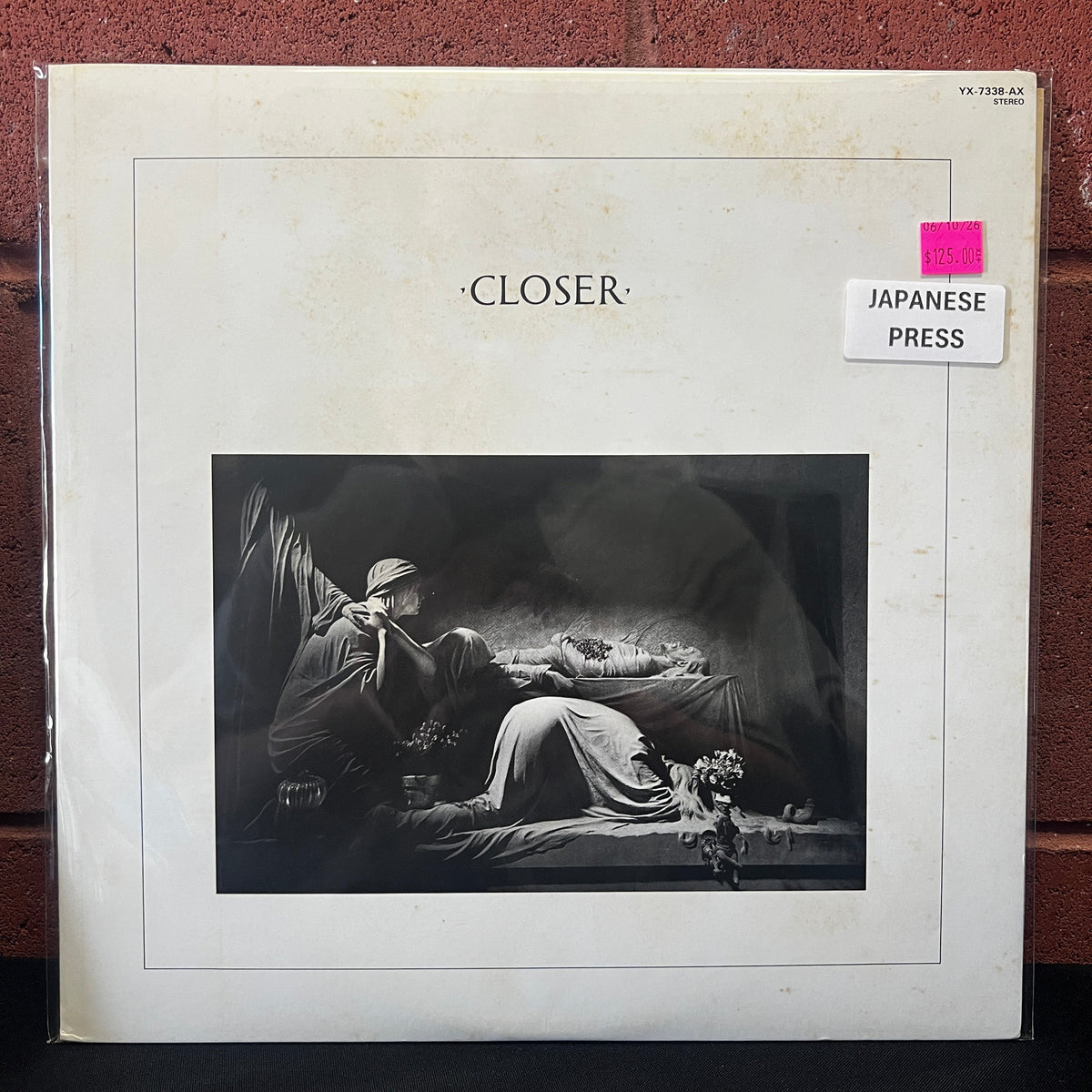 Used Vinyl: Joy Division "Closer" LP (1984 Japanese Issue)