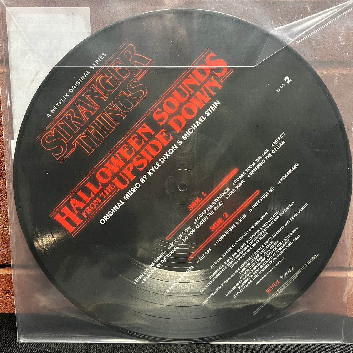 Used Vinyl: Kyle Dixon & Michael Stein "Stranger Things: Halloween Sounds From The Upside Down" LP (2018 Press - Picture Disc)