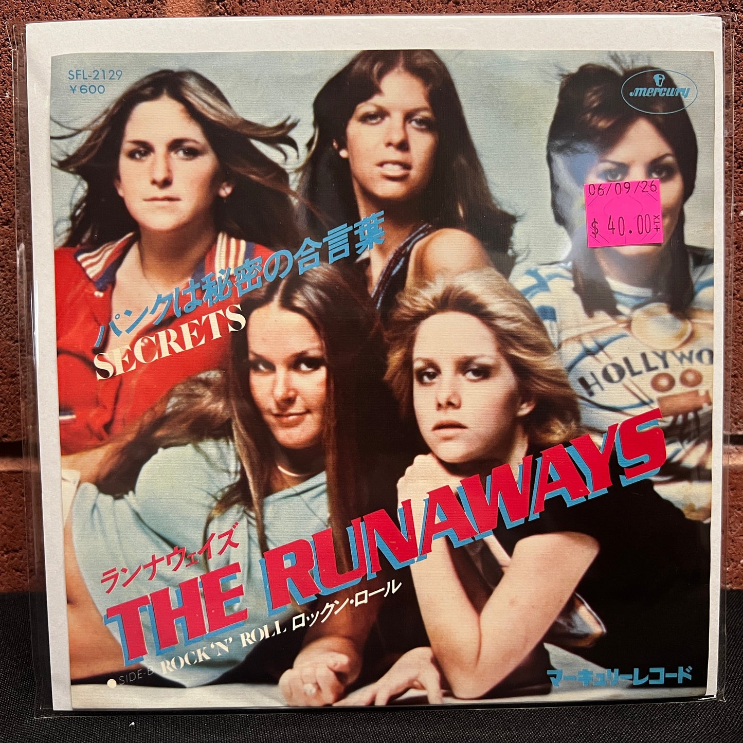 Used Vinyl: The Runaways "Secrets / Rock 'N' Roll" 7" (1976 Japanese Press)