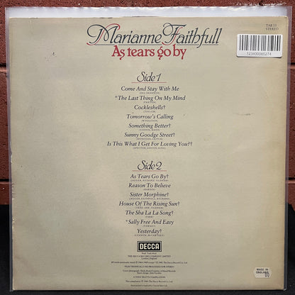 Used Vinyl: Marianne Faithfull "As Tears Go By" LP (UK pressing)