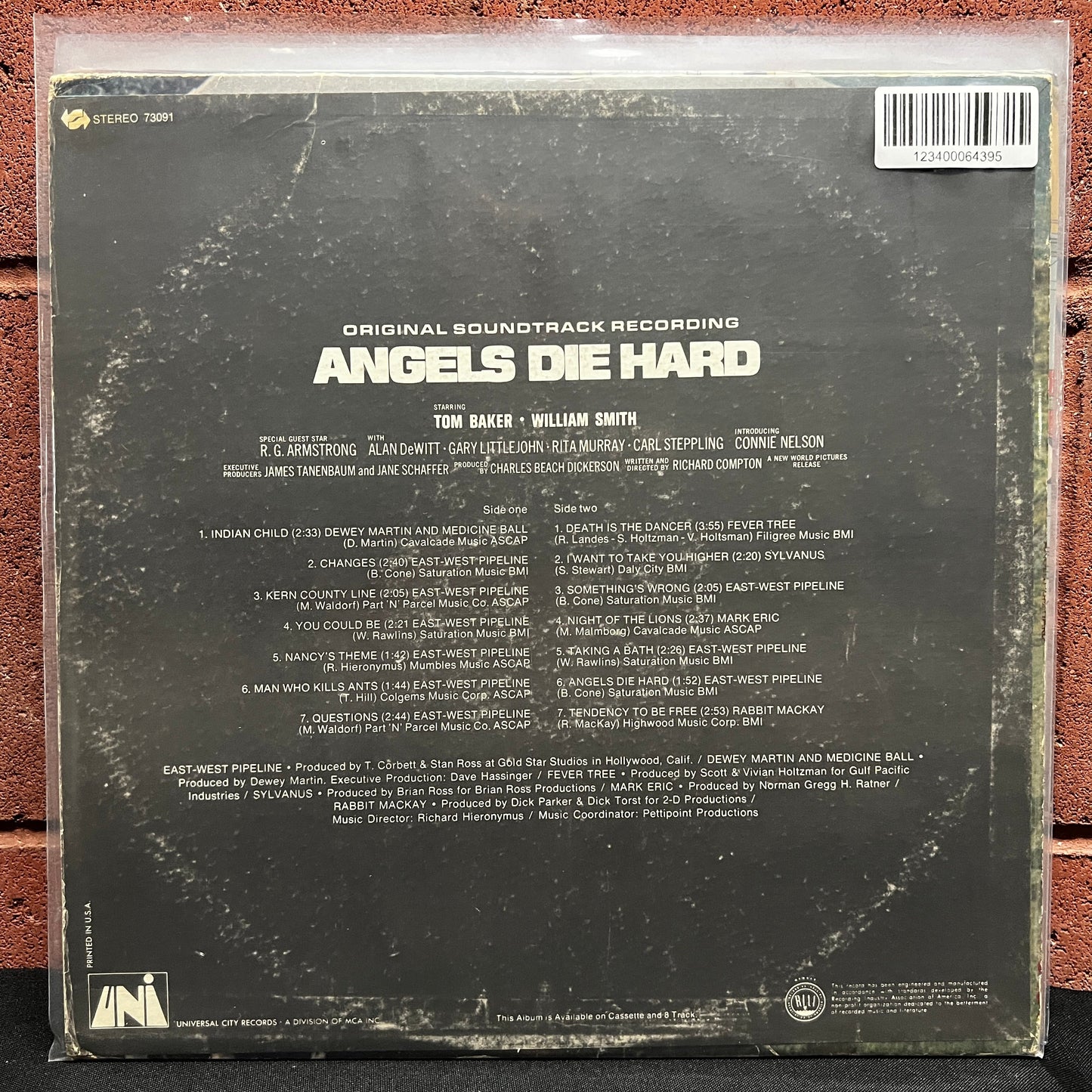 Used Vinyl: V/A - "Angels Die Hard (Original Soundtrack Recording)" LP (1971 Press)