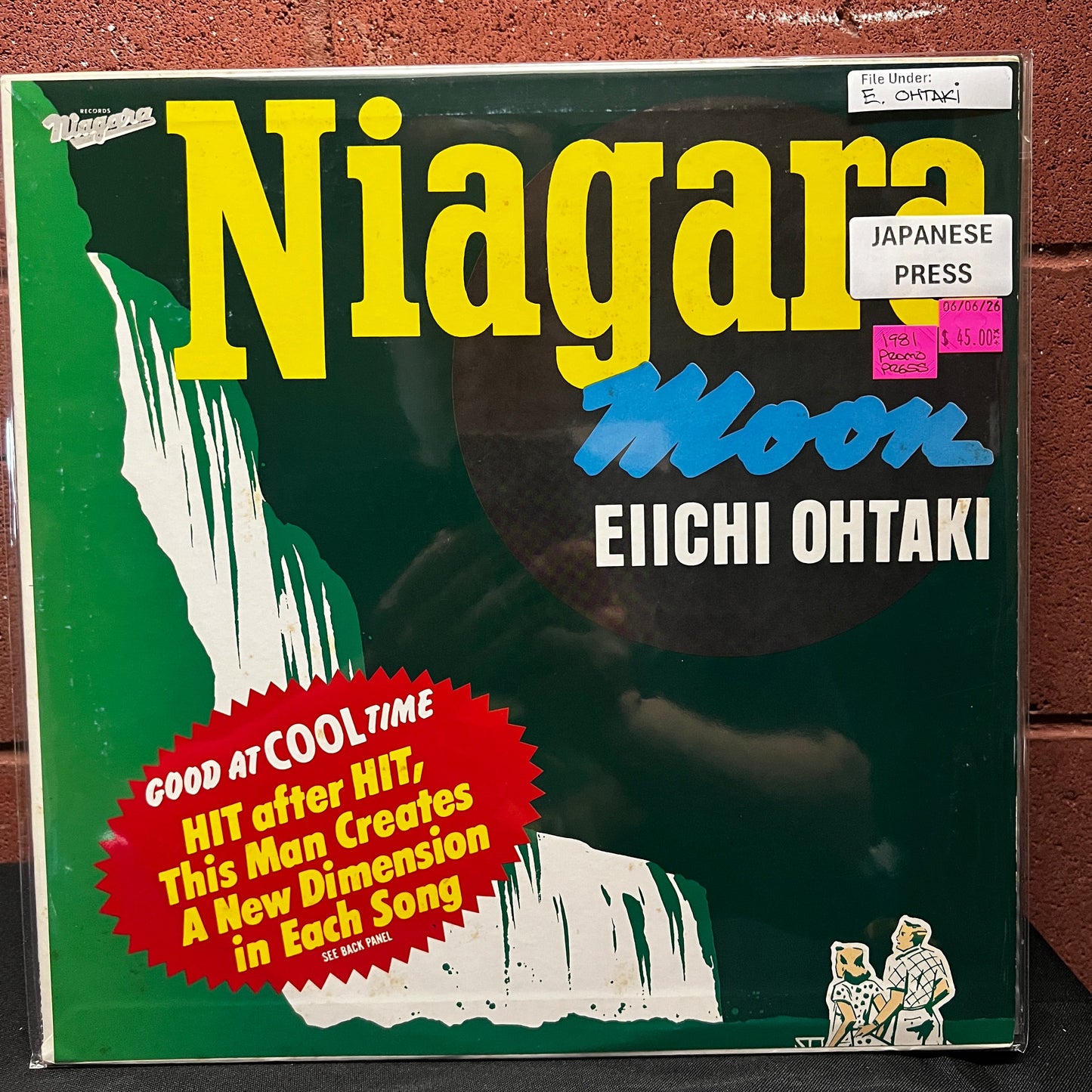 Used Vinyl: Eiichi Ohtaki "Niagara Moon" LP (1981 Japanese Promo Press)