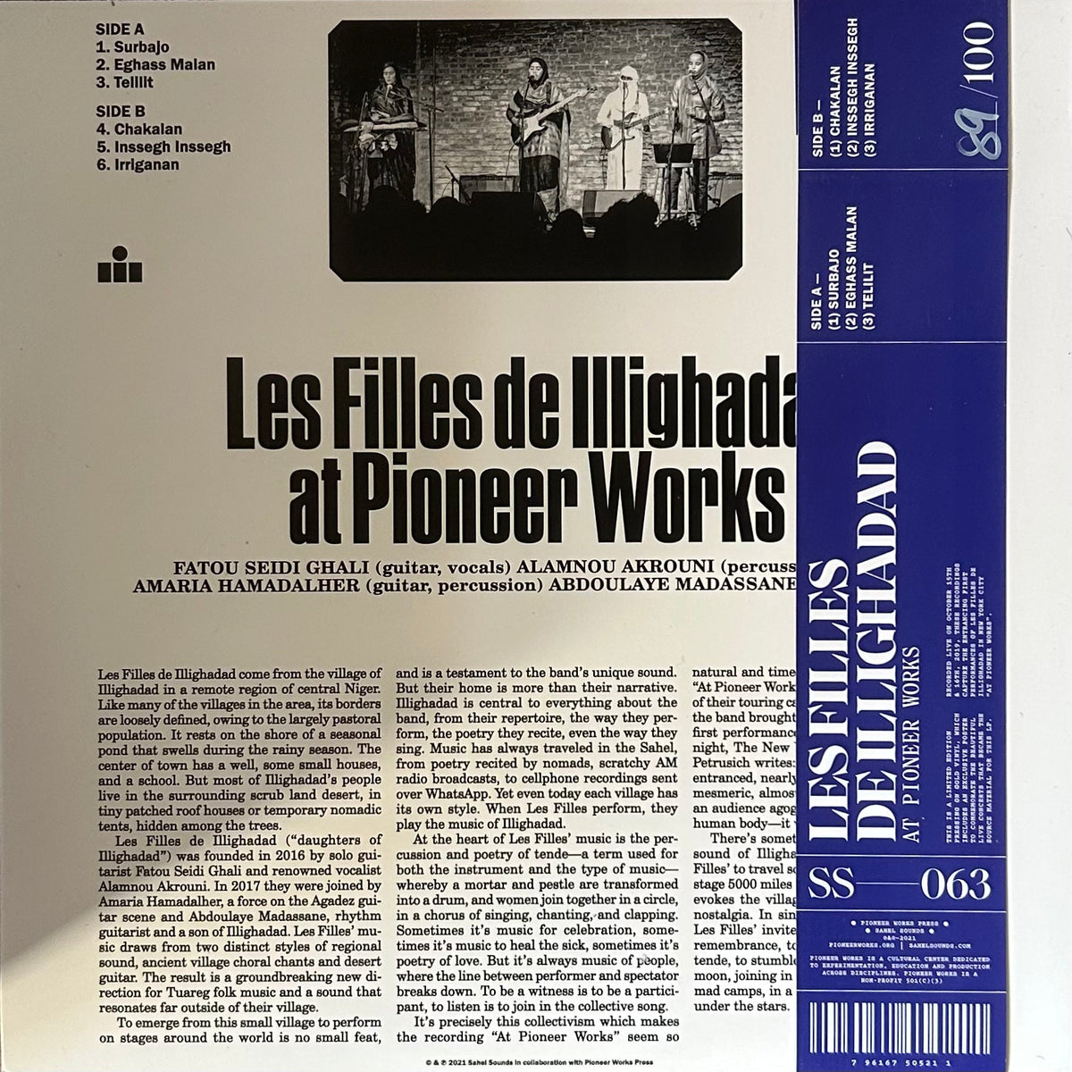 [Used LP] Les Filles de Illighadad / At Pioneer Works