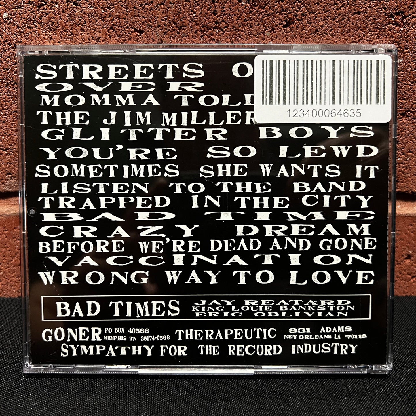 Used CD: Bad Times "S/T" CD (2001 Press)