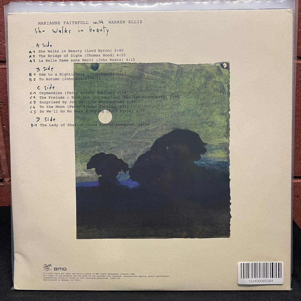 Used Vinyl: Marianne Faithfull with Warren Ellis "She Walks In Beauty" 2xLP