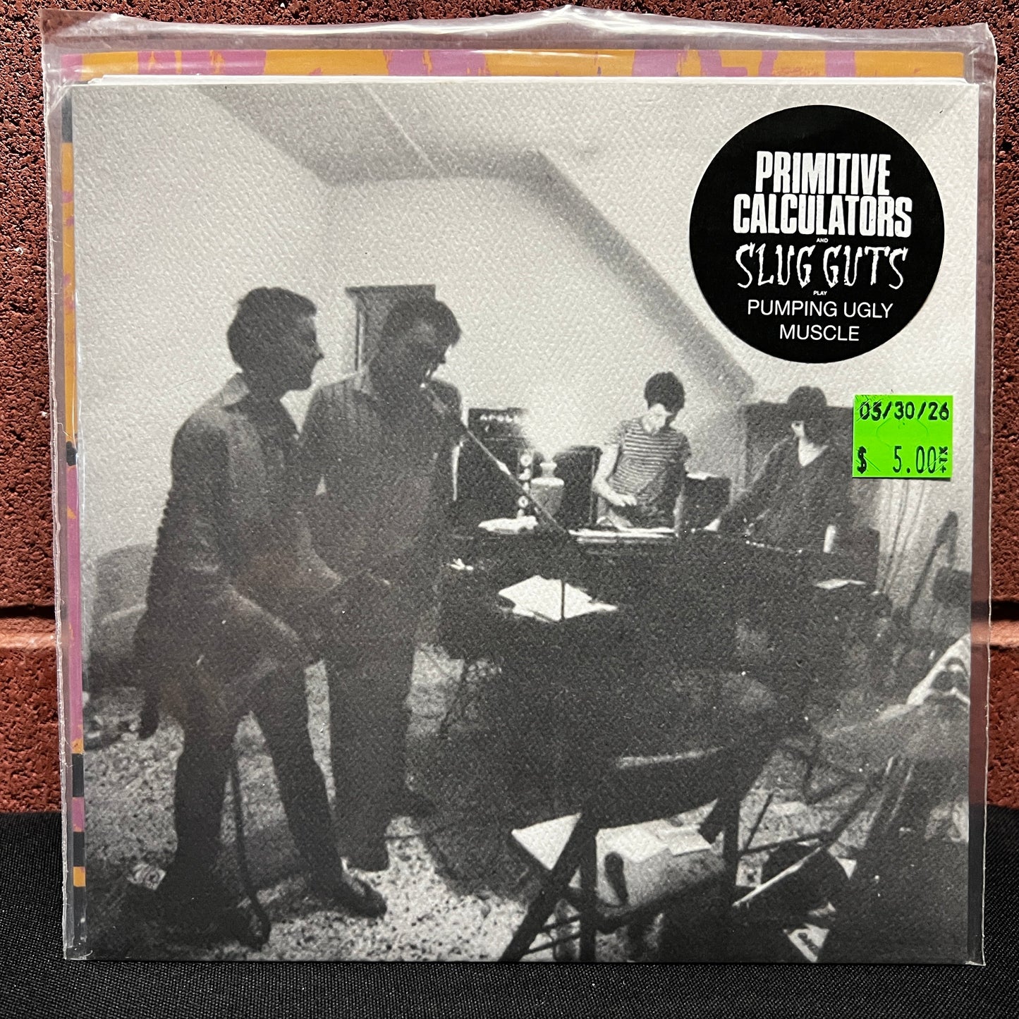 Used Vinyl: Primitive Calculators / Slug Guts "Pumping Ugly Muscle" 7"