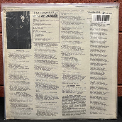 Used Vinyl: Eric Andersen "'Bout Changes and Things" LP (1976 pressing, open still in shrink)
