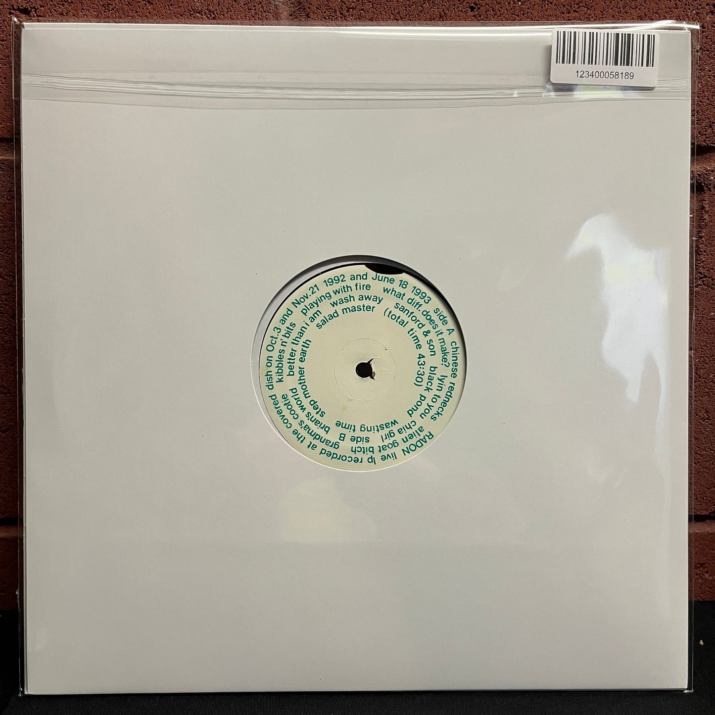 Used Vinyl: Radon "Live" LP