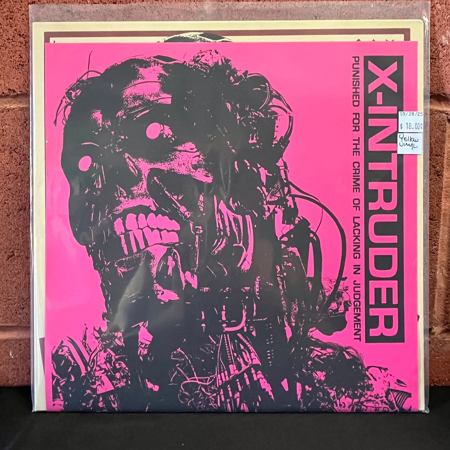 Used Vinyl: X-Intruder ‎"Punished For The Crime Of Lacking In Judgement" LP (Yellow Vinyl)