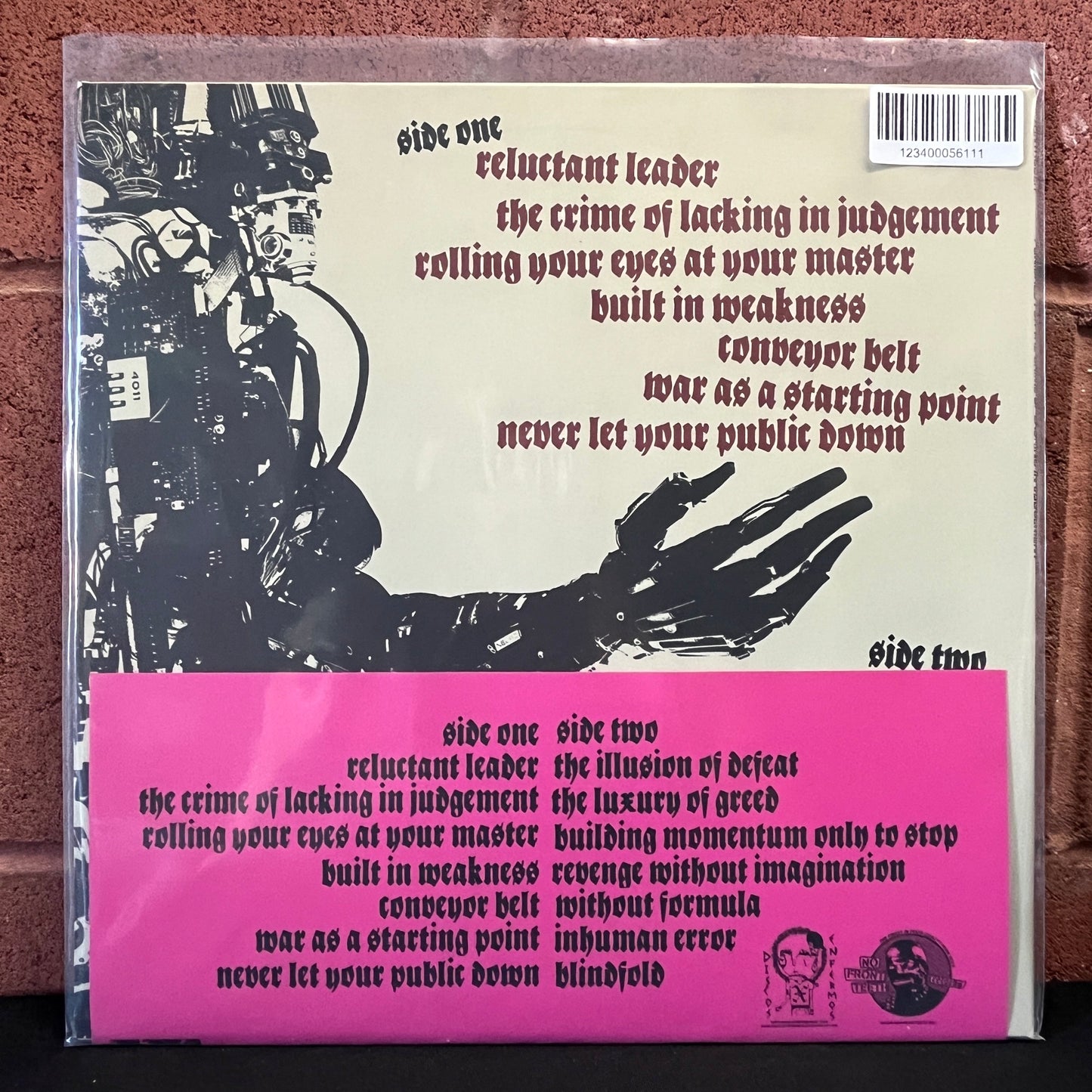 Used Vinyl: X-Intruder ‎"Punished For The Crime Of Lacking In Judgement" LP (Yellow Vinyl)