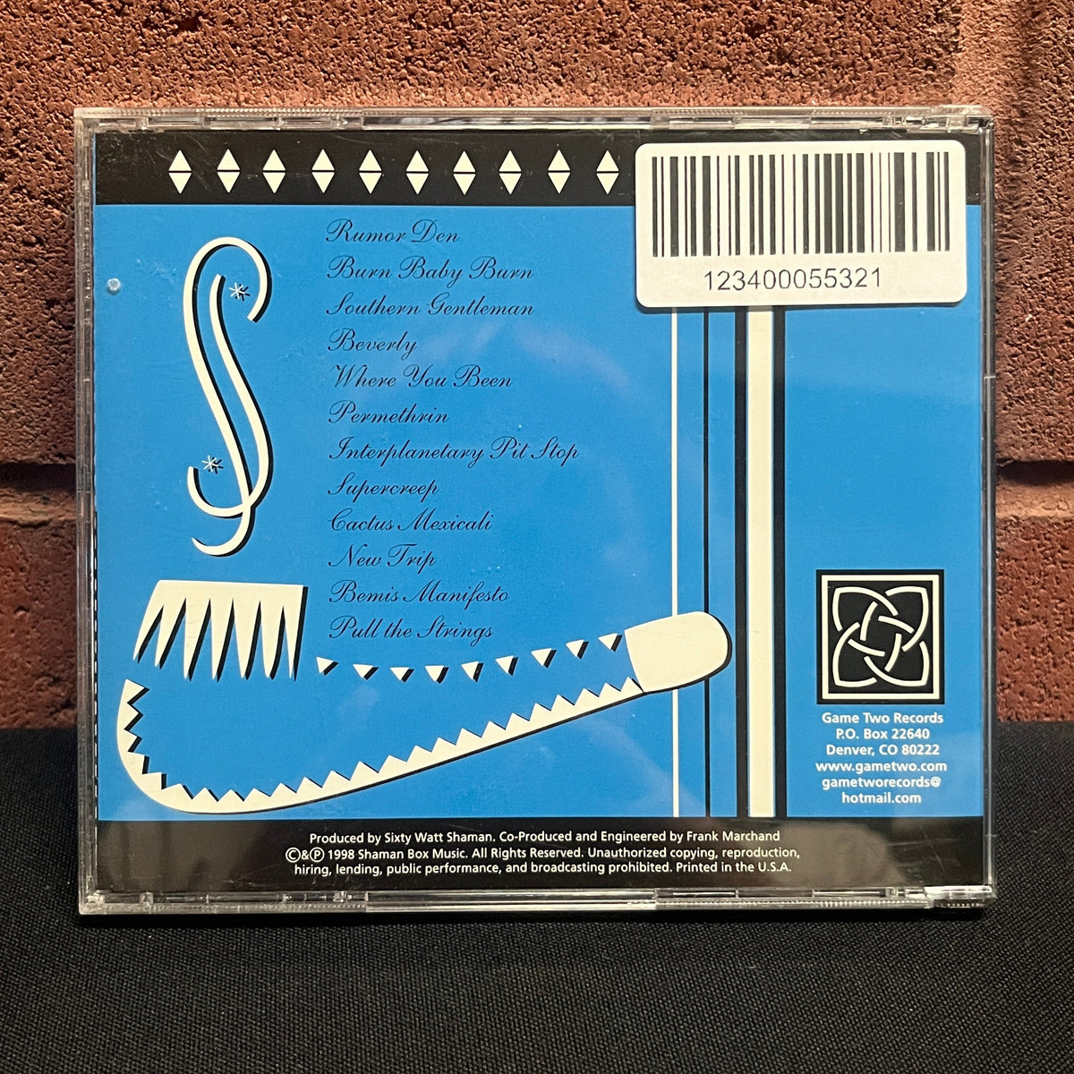 Used CD: Sixty Watt Shaman "Ultra Electric" CD