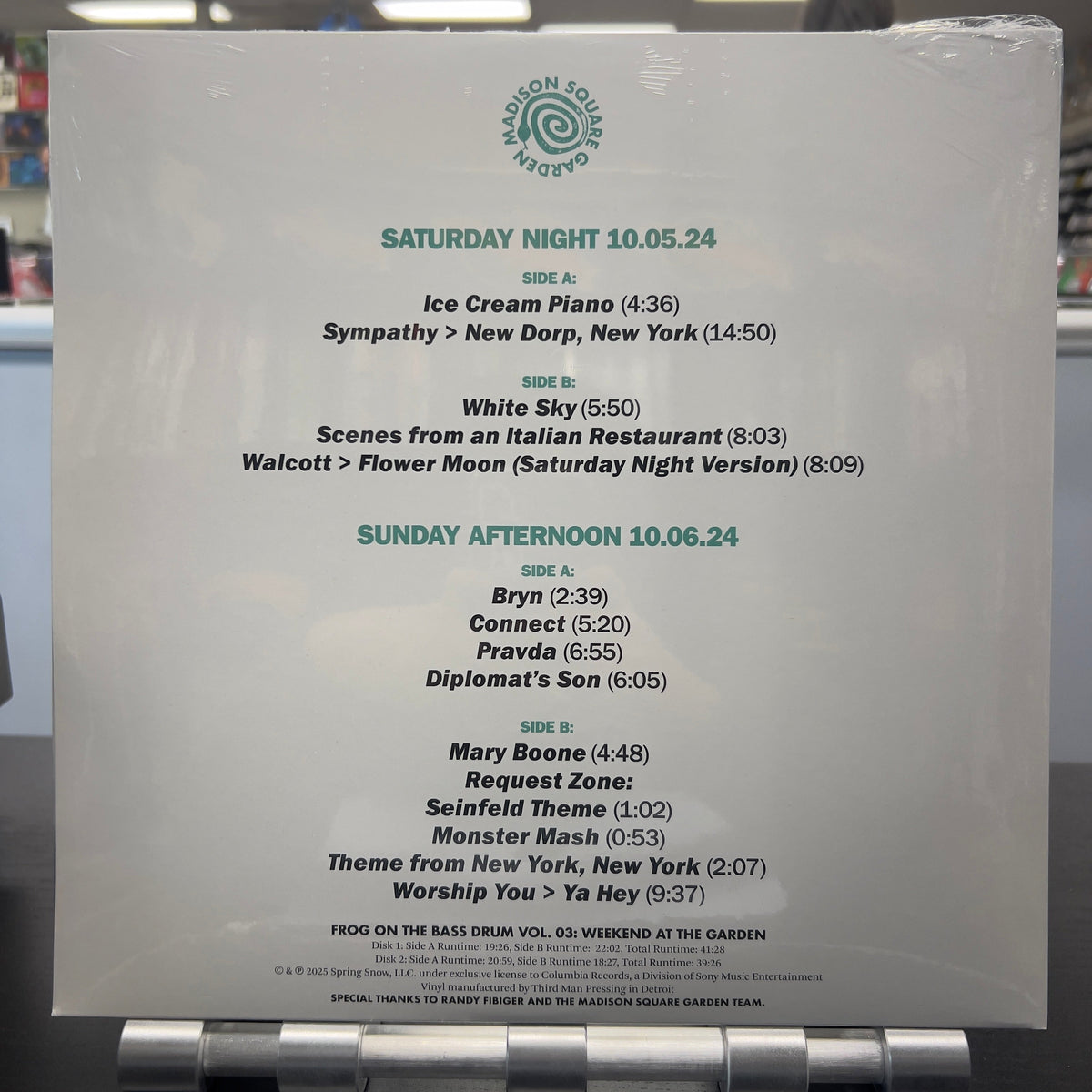 Vampire Weekend - Frog On The Bass Drum Vol. 03: Weekend At The Garden - LP