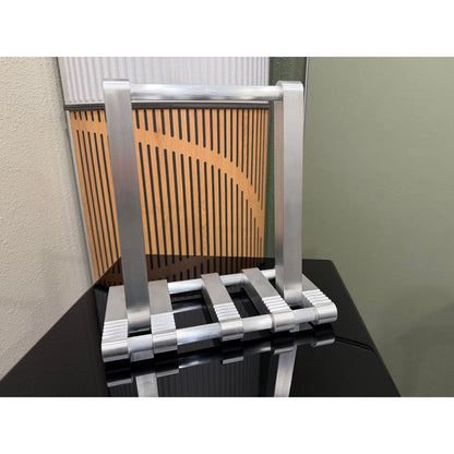 Machined Aluminum Custom Hand-Made Record Display Stand