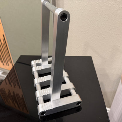 Machined Aluminum Custom Hand-Made Record Display Stand