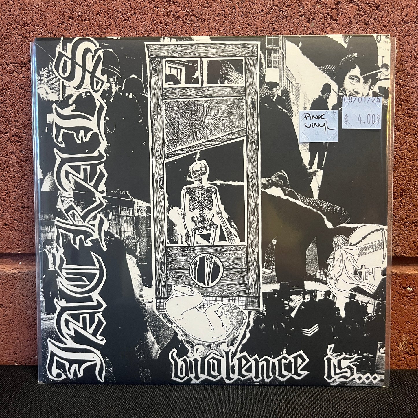 Used Vinyl: Jackals "Violence Is..." 7" (Pink Vinyl)