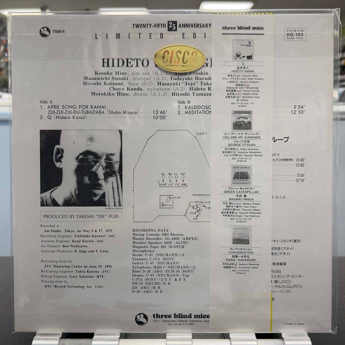 Kanai, Hideto Group - Q - Cisco LP