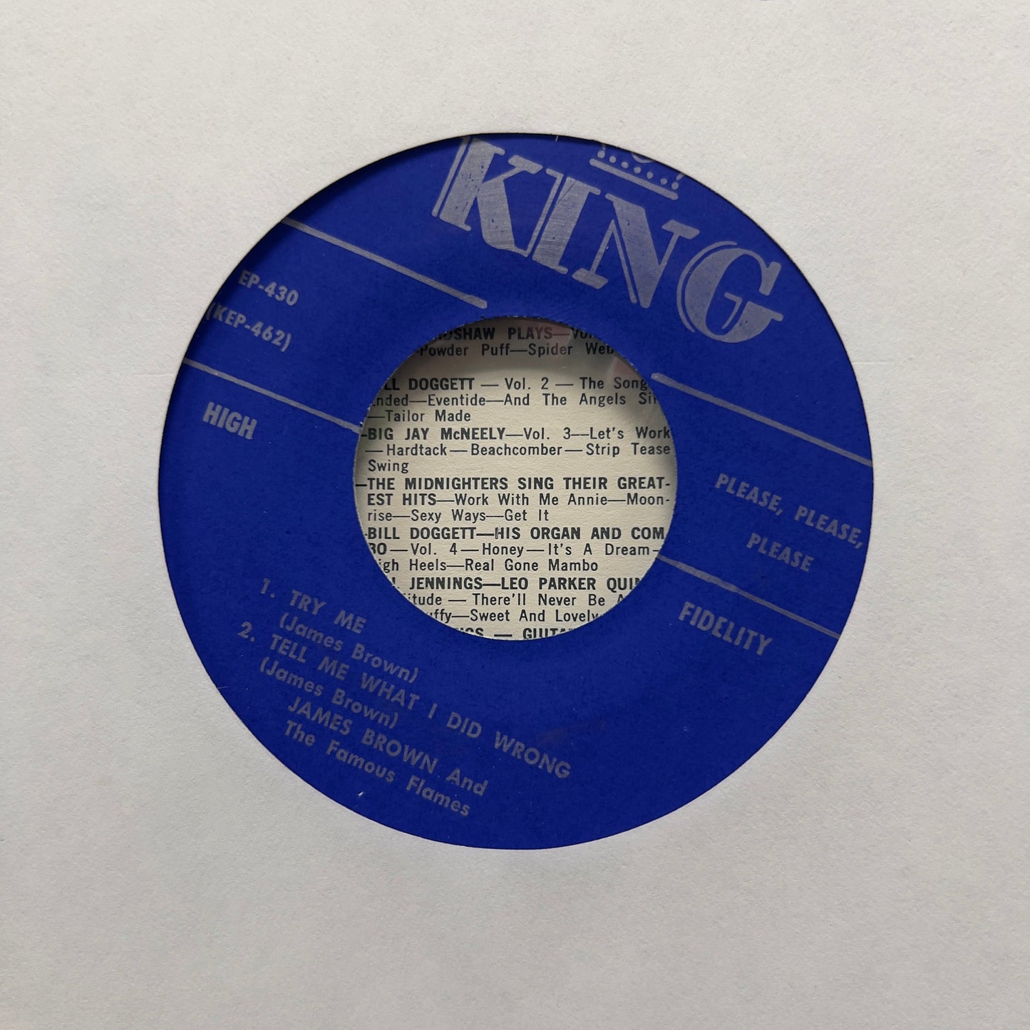 James Brown And The Famous Flames - Please, Please, Please - 7" EP