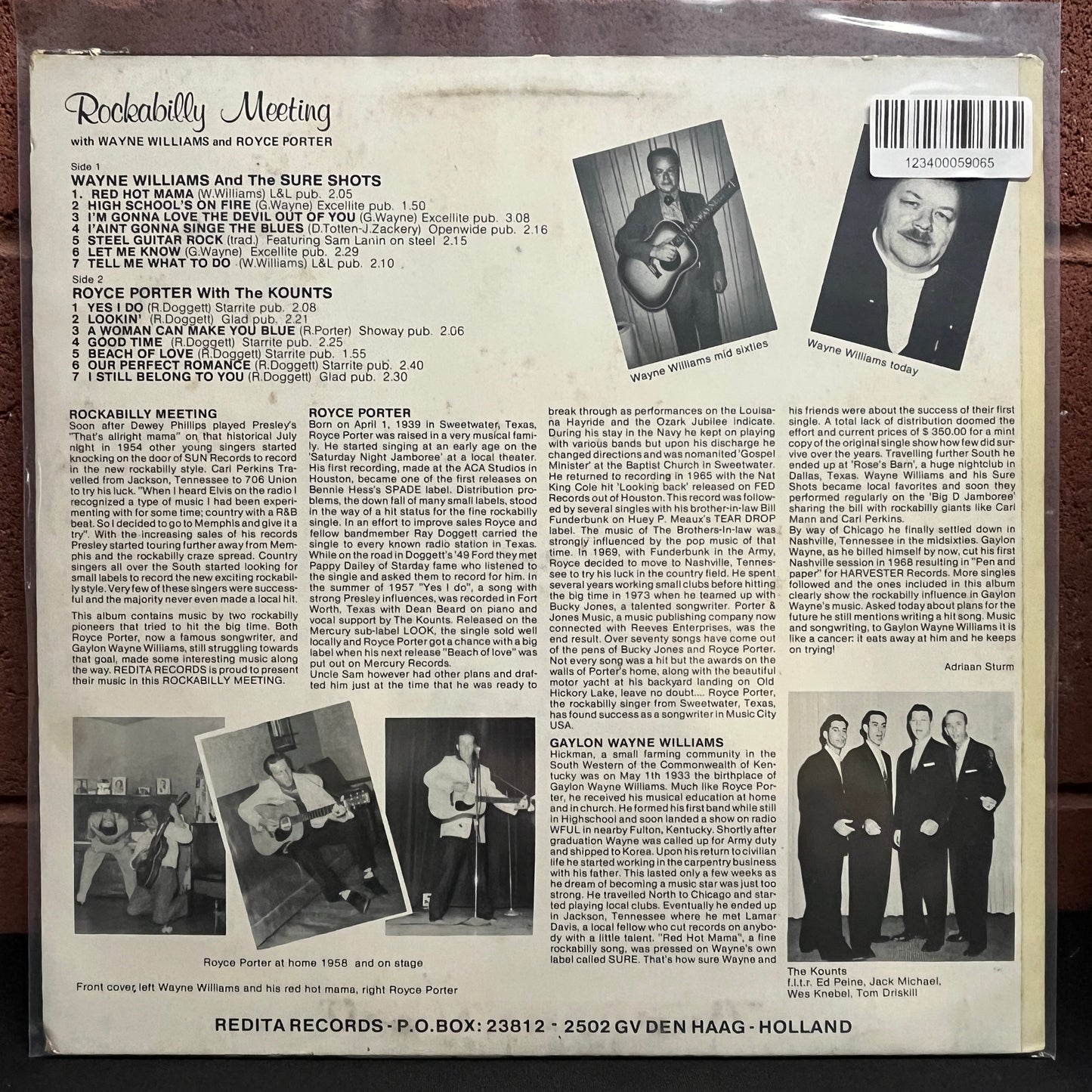 Used Vinyl: Wayne Williams & Royce Porter "Rockabilly Meeting With..." LP (1981 Euro Press)
