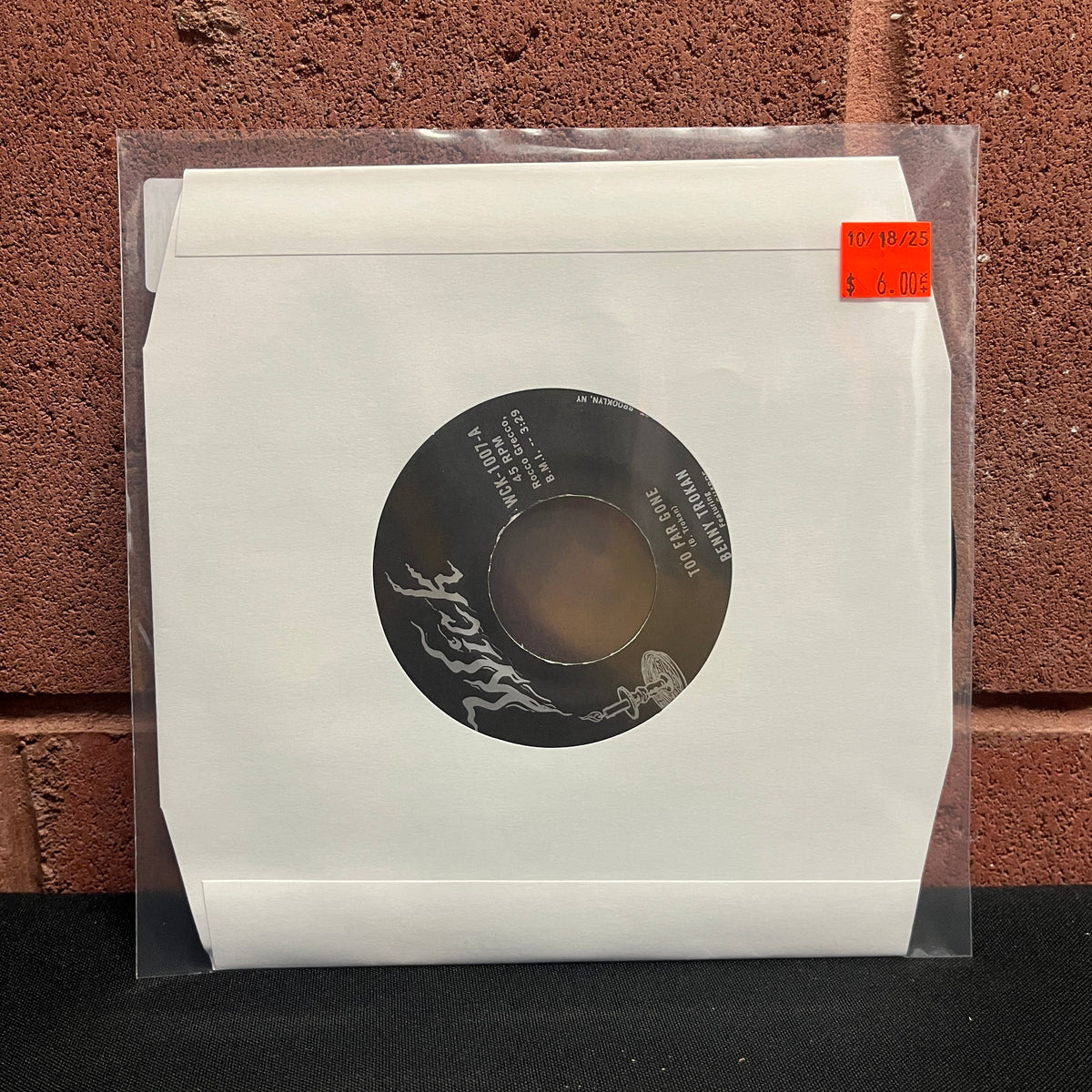 Used Vinyl: Benny Trokan "Too Far Gone / Turn Back You Fool" 7"
