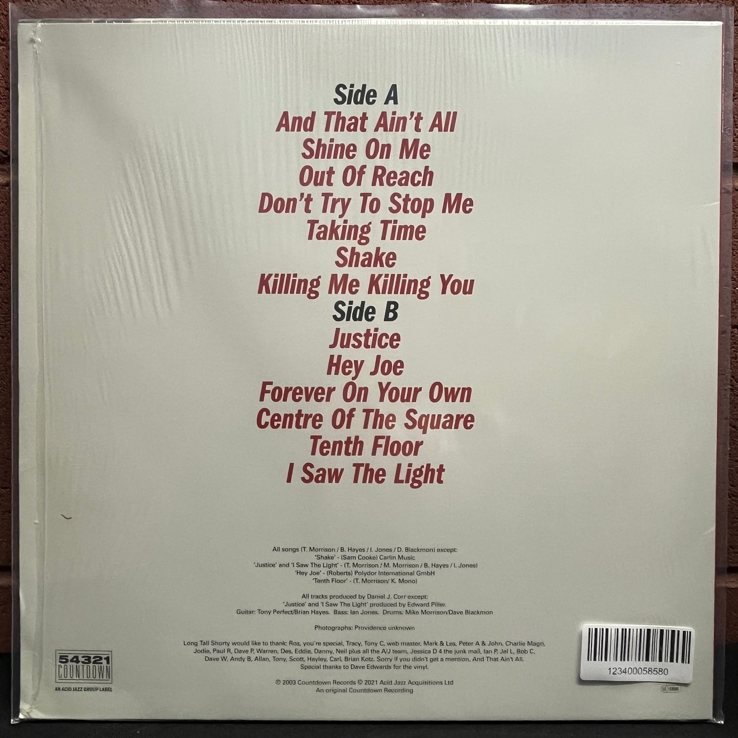 Used Vinyl: Long Tall Shorty "A Bird In The Hand" LP (Red Vinyl, In Shrink)
