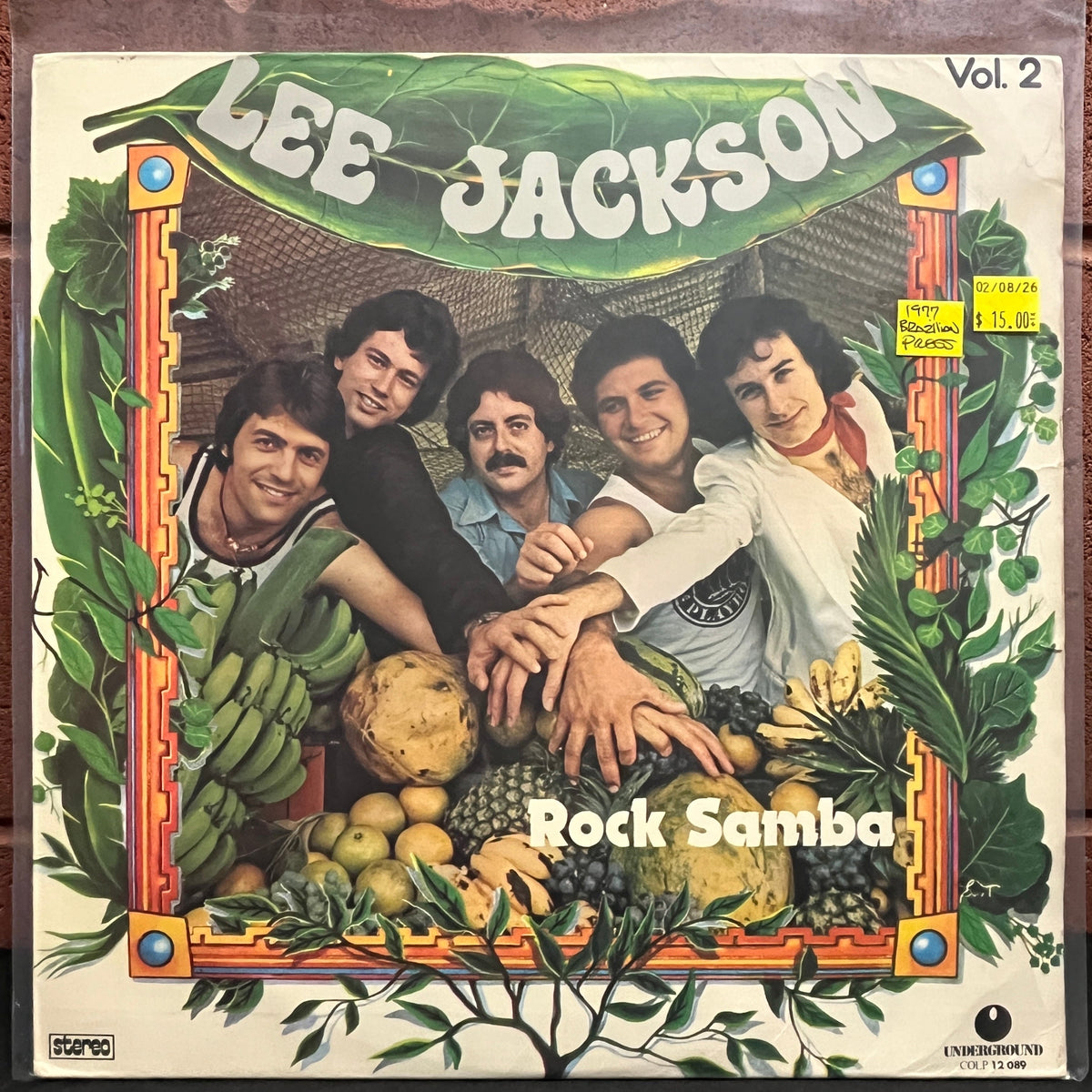 Used Vinyl: Lee Jackson "Rock Samba Vol. 2" LP (1977 Brazilian Press)
